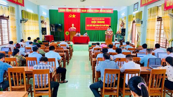 Hội nghị Ban Chấp hành Đảng bộ xã