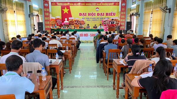 ĐẠI HỘI ĐẠI BIỂU UBMTTQVN XÃ SƠN MAI LẦN THỨ I, NHIỆM KỲ 2025-2030